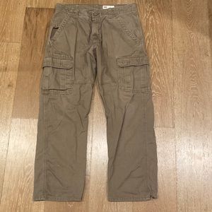 Wrangler Relaxed Fit Brown Cargo Pants